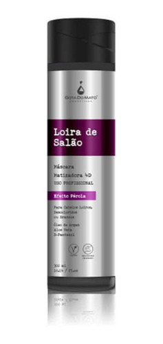 Matizador Loira De Salão Gota Do Mato Efeito Pérola 300ml