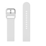 22mm Correa Para Reloj Extensibles Smartwatch Silicon Blanco