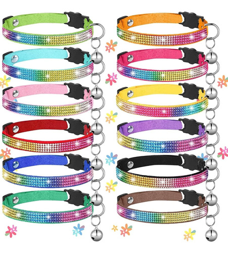 Collar De Brillantes Para Perros Pequeños O Gatos Cascabel