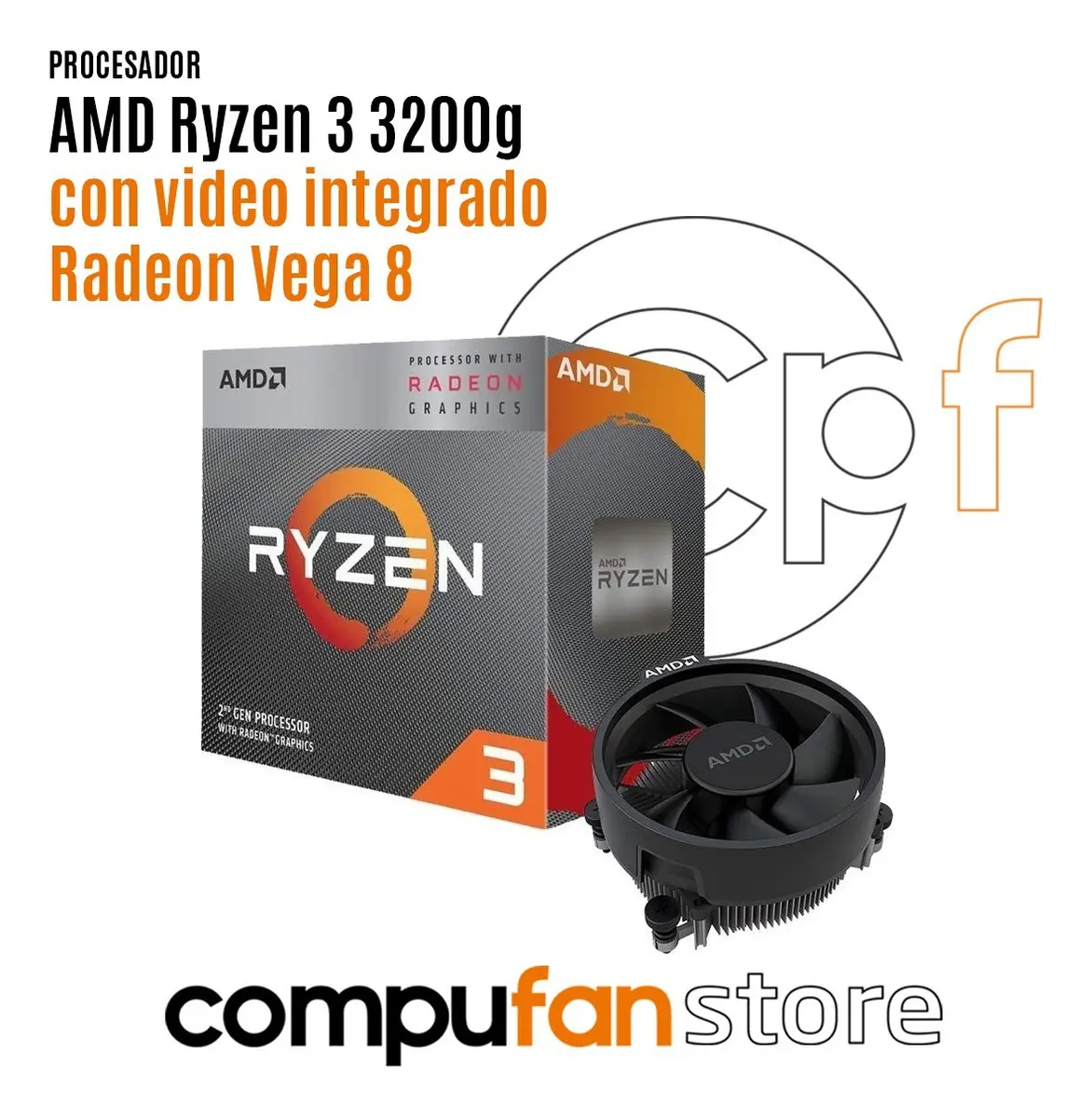 COMBO RYZEN 3 3200G + A520/B450 + 8GB + SSD NVME 240GB