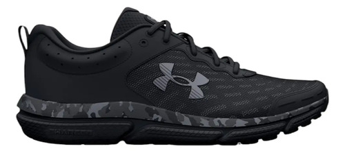 Tenis Under Armour Charged Assert 10 Negro Camo Hombre Running | Meses sin interés