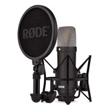 Rode Nt1 Signature Microfono Condensador Para Estudio Color Negro