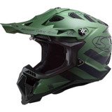 Casco Cross Ls2 Subverter Cargo  Verde Mate 