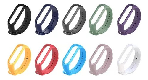 Kit 10 De Pulseiras Para Mi Band 5 E 6 Misty 