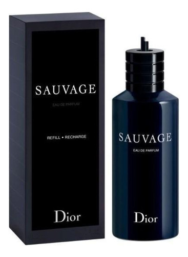 Refil Sauvage Dior Perfume Masculino Eau De Parfum 300ml
