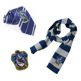 Disfraz Harry Potter Ravenclaw: Bufanda, Corbata, Parche