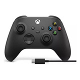 Joystick Microsoft Nueva Generacion Negro Con Cable Extra Pc