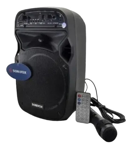 Cabina Parlante  De Sonido Sonivox  Bluetooth + Microfono 