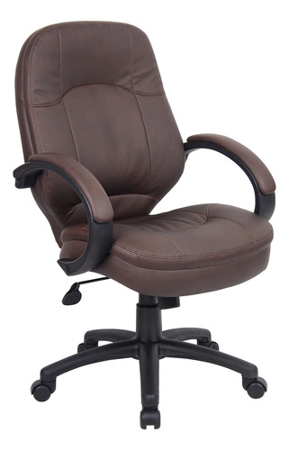 Boss Office Products Silla Ejecutiva Leatherplus En Color M.