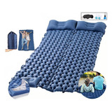 Inflable Colchón Portátil Ultraligera Acampar Dormir Doble