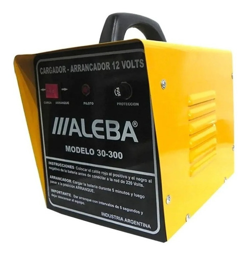 Cargador Arrancador Aleba Car-020 Compacto 12v 30amp