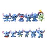 12 Figuras De Pelicula Lilo Y Stitch Adorno Coleccionable