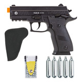 Pistola Co2 P226x-5 Full Metal Gbb + Kit 5cilindros + Coldre