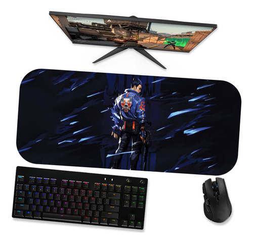 Mouse Pad Gamer Grande Mousepad 70x30cm - Valorant Yoru 2