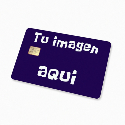 Sticker Personalizada Con Tu Imagen Tarjeta De Credit Debito