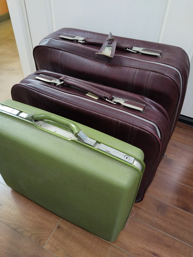 Valijas Samsonite Cuero Y Rigida