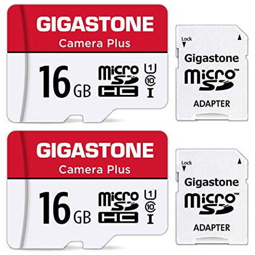 [gigastone] 16gb 2-pack Micro Sd Card, Camera Plus, Microsdh