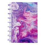 Libreta De Discos Profesional Puntos Marmol Morado