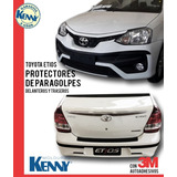 Toyota Etios 2018 Protector De Paragolpes + Baguetas Kenny