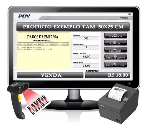 Sistema Pdv Controle De Mesas, Comandas C/ Recurso Mobile