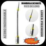 Premium!bombilla Mate Argentina Acer\inox Con Tambor Desmont