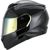 Casco Abatible Para Moto Faseed Fs - 908 Negro Brillante