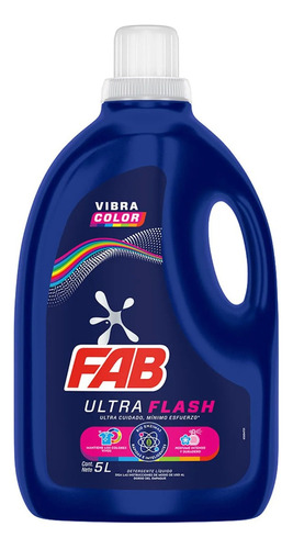 Fab Liquido Ultraflash Color 5l - L a $11780