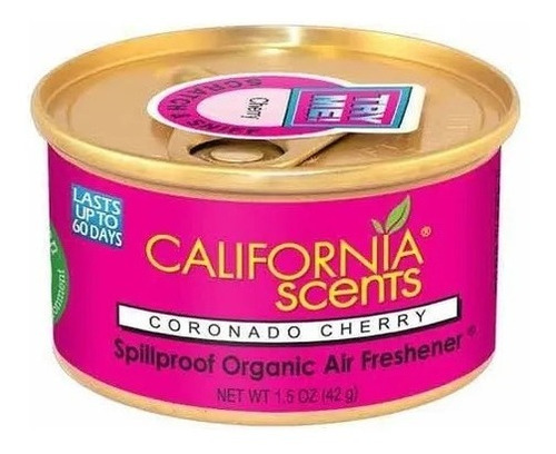 Aromatizante Automotriz California Scents Cherry