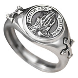 Anillo Vintage Para Hombre, Anillos De Oración