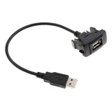 Adaptador De Carga De Cable De Puerto Usb Aux 12v 24v Para