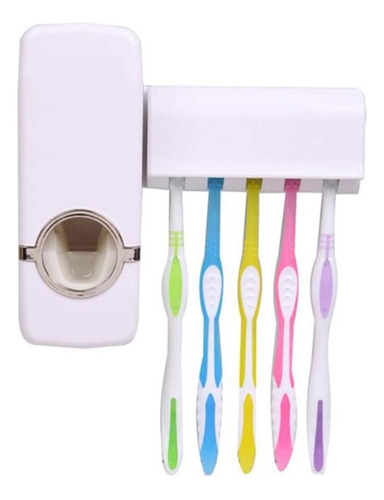 Dispensador De Crema Dental Con Porta Cepillos