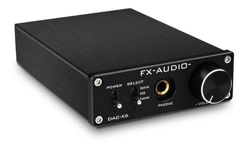 Fx-audio Dac-x6 Mini Hifi 2.0 Decodificador De Audio Digita.