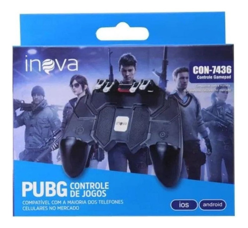 Controle Jogos Celular Gatilho Gamepad Inova Pubg Con-7436