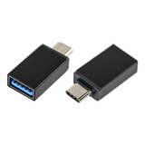 Adaptador Otg Usb Tipo C Macho A Usb Hembra Celu 1° Ft Htec