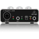 Interfaz De Audio Usb Behringer U-phoria Um2