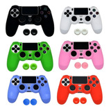 Capa Protetora Silicone Controle Ps4 Dualshock + Grips