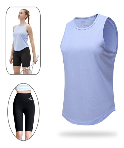 Conjunto Deportivo Mujer - Playeras Sin Mangas Para Gym