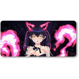 Mousepad Xxl 80x30cm Cod.423 Chica Anime Enen No Shouboutaic