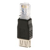 Accesorios Electrónicos Adaptador Rj45 Macho A Usb Af A