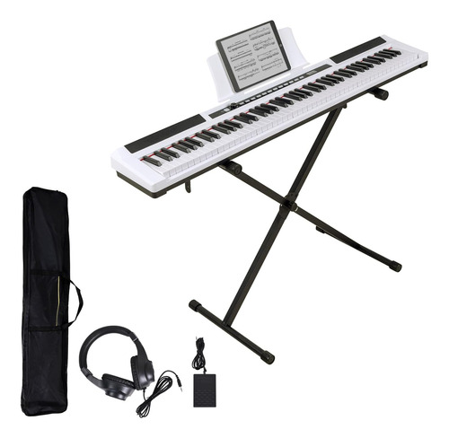 Uiscom Piano Digital De 88 Teclas, Teclado Electronico Semip