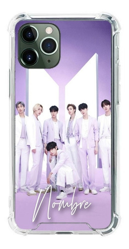 Funda Bts Personalizada Nombre Antigolpes Varias Marcas