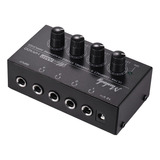 Miniamplificador De Audio Muslady Ha400 Ultracompacto 4 Can.