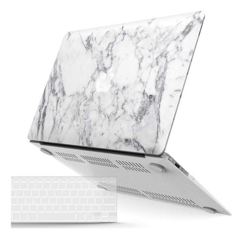 Funda / Cubre Teclado Macbook Air 11 White Marble A1466