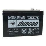 Bateria 12v 7a Agm Duncan Ups/alarmas/lamparas/ R-1270a