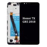 Tela Lcd Com Moldura Para Huawei Honor 7x Black