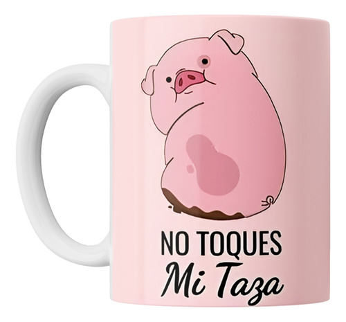 Taza De Cerámica  No Toques Mi Taza Pato Gravity Falls