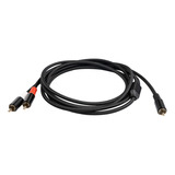 Cable Adaptador De 1 Rca A 2 Rack De Audio Subwoofer