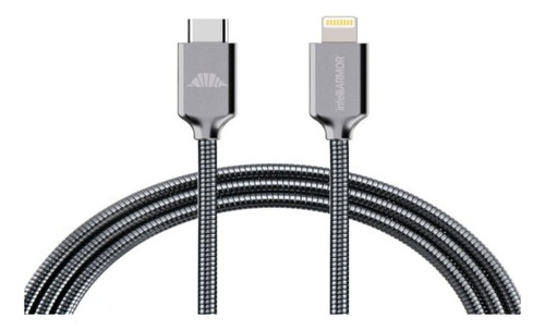 Cable Metal Usb-c To Lightning Tipo-c Para iPhone, Gris