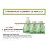 3 Jabón Espumoso Para Manos 237ml + 1 Aplicador De Melaleuca