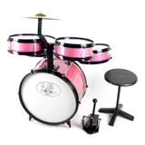 Bateria Acústica Infantil Rock Baby Am 2 Tons Profissional